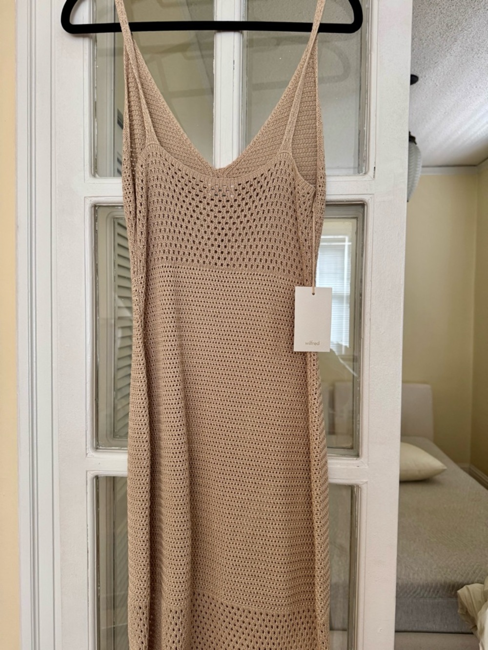 Aritzia - Wilfred - Evie Midi Dress - Oyster Huitre - Size Medium (M) - Picture 12 of 12
